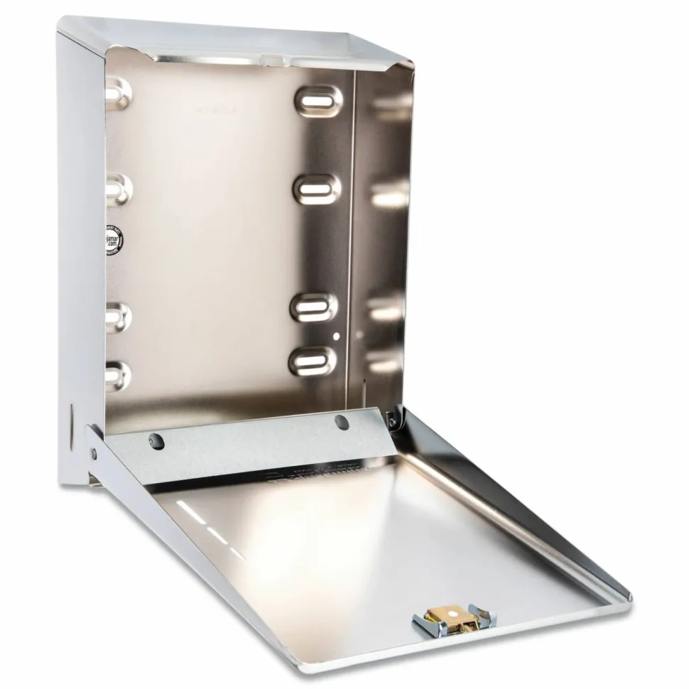 San Jamar C-Fold/Multifold Towel Dispenser, 14 3/4"H x 11 3/8"W x 4"D, Chrome