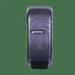 San Jamar Chef Revival Oceans Soap And Hand Sanitizer Dispenser, 10 1/2" x 4 1/2" x 4 3/8", Black