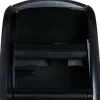San Jamar Duett Standard Bath Tissue Dispenser, Oceans, 7.5 x 7 x 12.75, Transparent Black Pearl