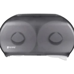 San Jamar Jumbo Bathroom Tissue Dispenser, Pearl Black