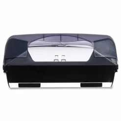 San Jamar Large Capacity Ultrafold Multifold/C-Fold Towel Dispenser, Oceans, 11.75 x 6.25 x 18, Transparent Black Pearl