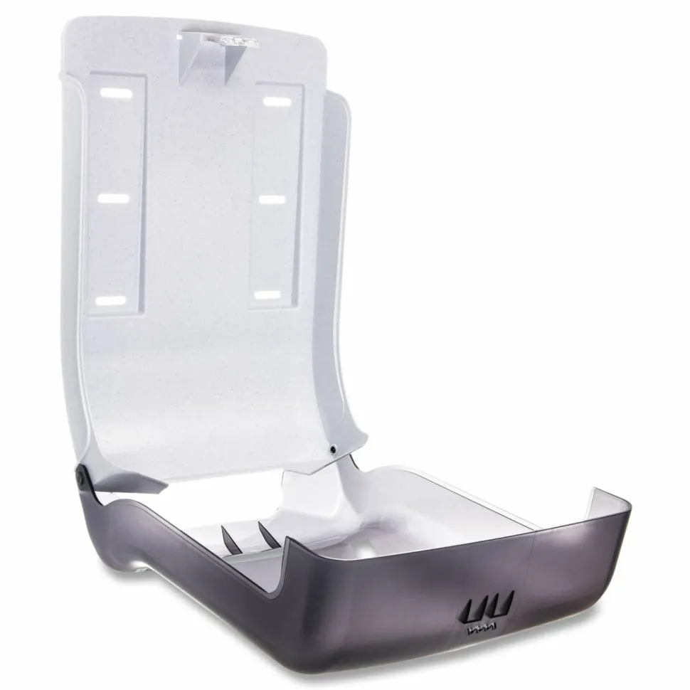 San Jamar Large Capacity Ultrafold Multifold/C-Fold Towel Dispenser, Classic, 11.75 x 6.25 x 18, Black Pearl