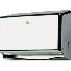 San Jamar Mini Combination Hand Towel Cabinet Dispenser, 11 1/8