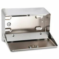 San Jamar Mini Combination Hand Towel Cabinet Dispenser, 11 1/8