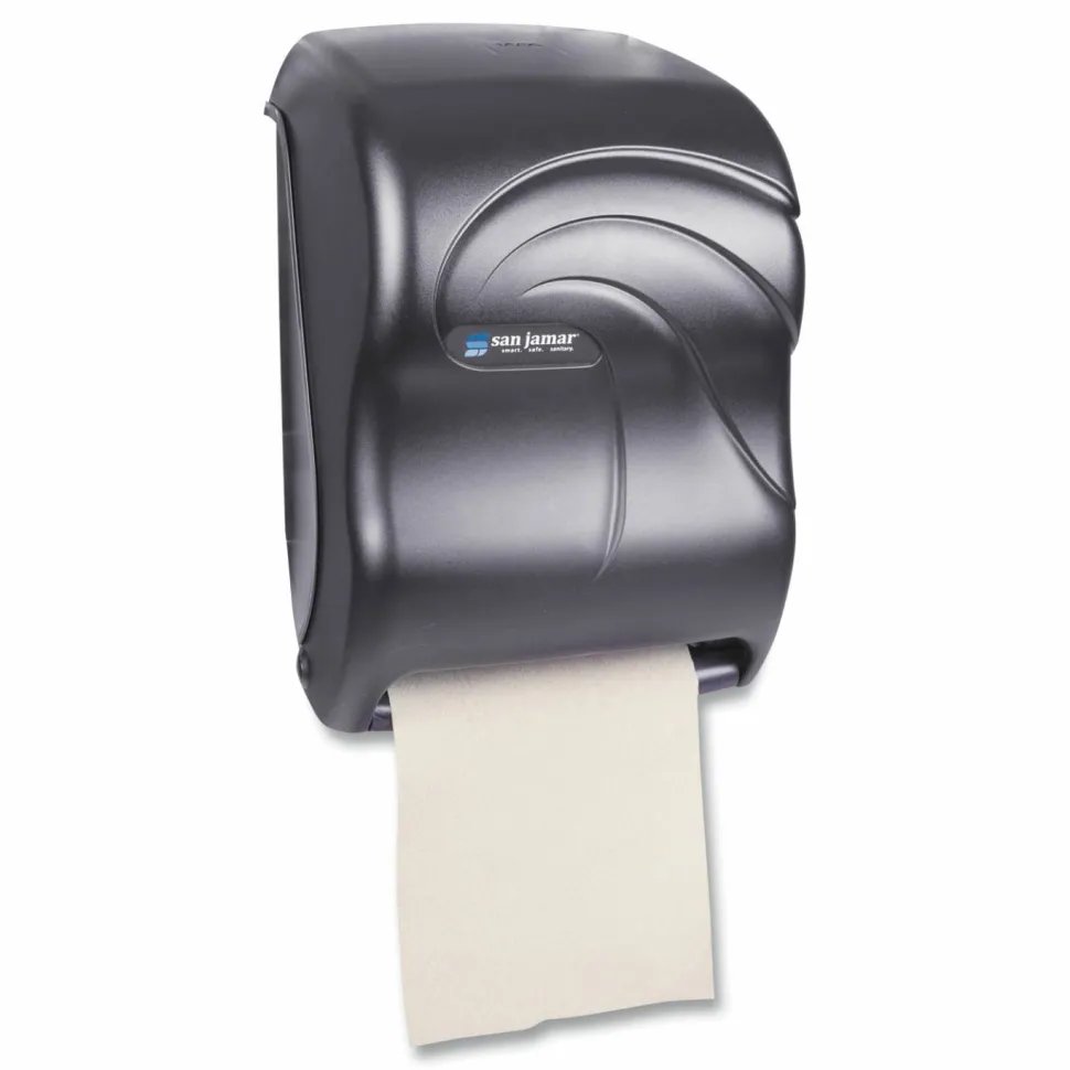 San Jamar Oceans Tear-N-Dry Electronic Touchless Roll Towel Dispenser, 11.75 x 9 x 15.5, Black Pearl