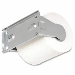 San Jamar 1-Roll Locking Toilet Tissue Dispenser, 2 3/4"H x 6"W x 4 1/2"D, Chrome