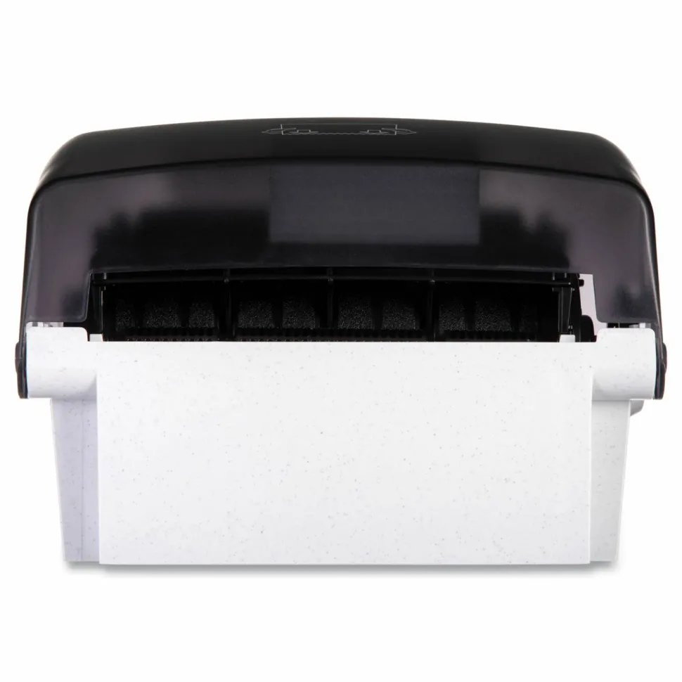 San Jamar Simplicity Mechanical Roll Towel Dispenser, 15.25 x 13 x 10.25, Black