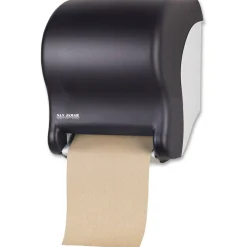 San Jamar Tear-N-Dry Eco Roll Paper Towel Dispenser, 14 7/16