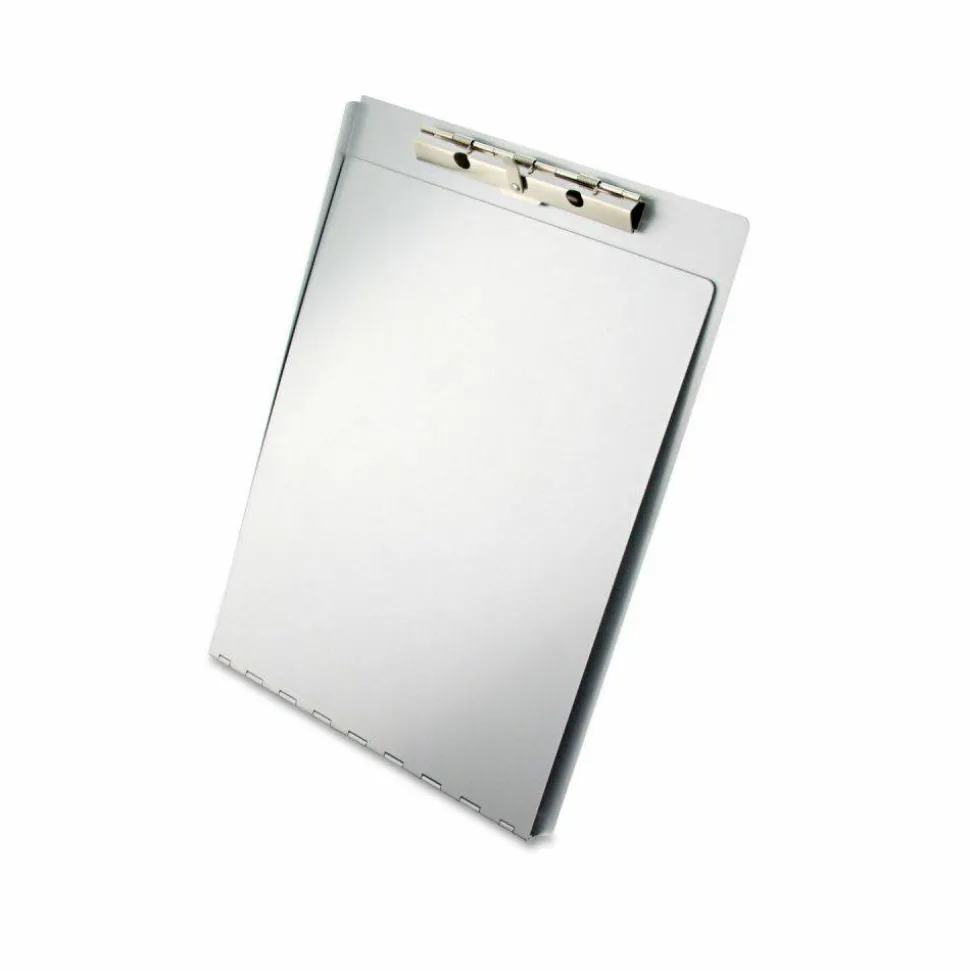 Saunders Aluminum Clipboard With Writing Plate, 8 1/2" x 12", Silver