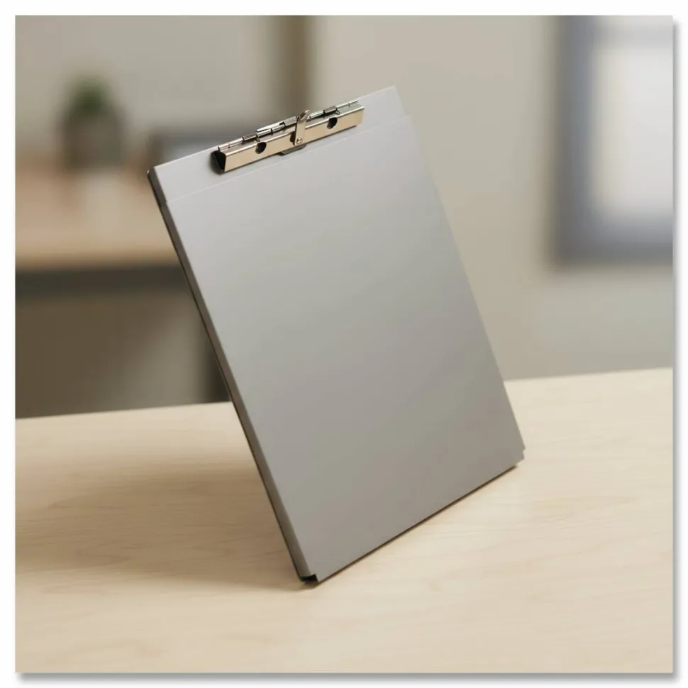 Saunders Aluminum Clipboard With Writing Plate, 8 1/2" x 12", Silver