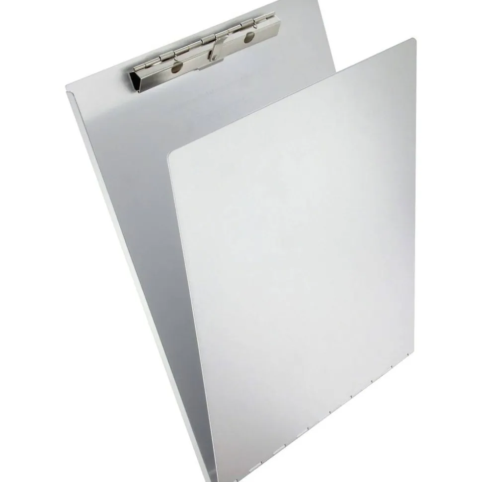 Saunders Aluminum Clipboard With Writing Plate, 8 1/2" x 12", Silver