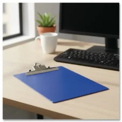 Saunders 96% Recycled Antibacterial Clipboard With Hanging Hole, 13 1/4