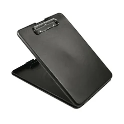 Saunders SlimMate Plastic Form Holder Storage Clipboard, Letter Size, Black