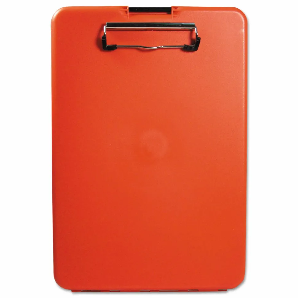 Saunders SlimMate Storage Clipboard, 0.5" Clip Capacity, Holds 8.5 x 11 Sheets, Red