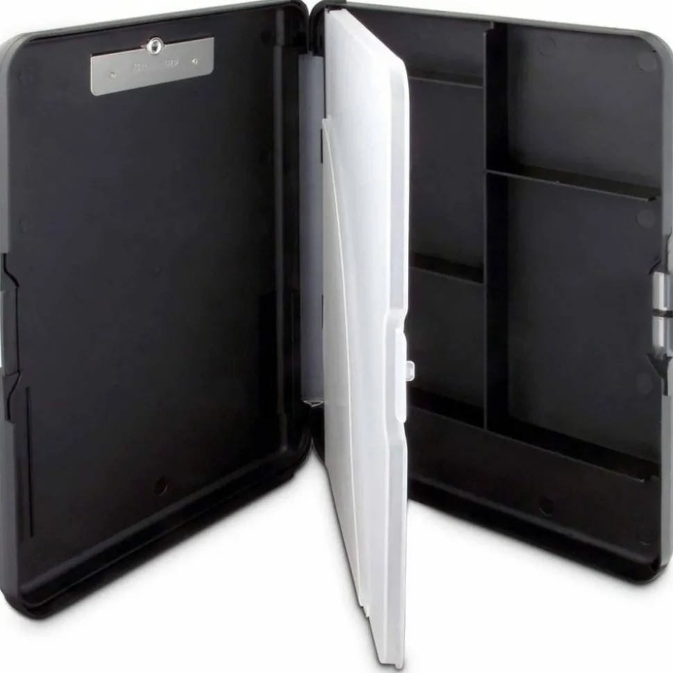 Saunders WorkMate II Poly Low-Profile Form Holder Storage Clipboard, Black