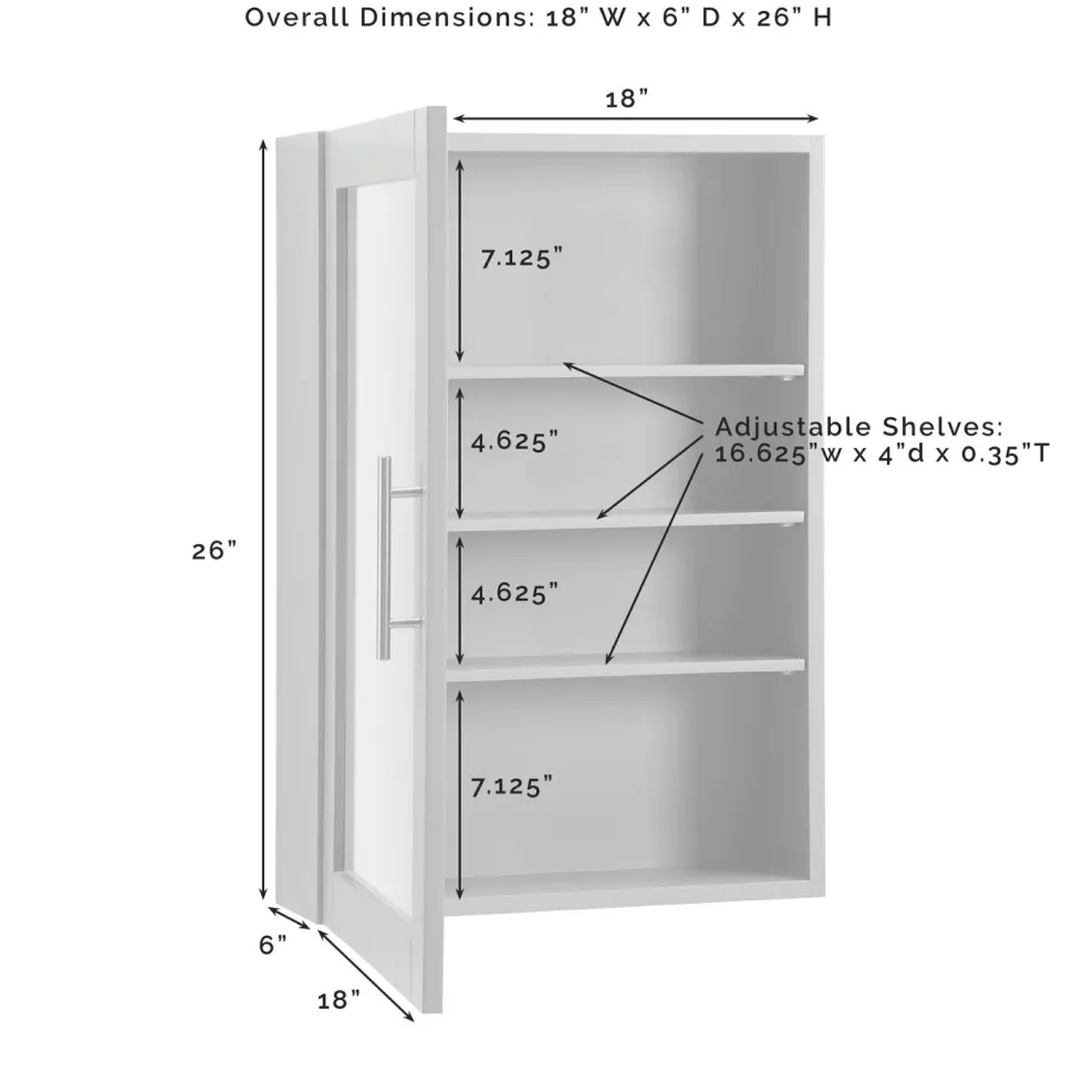 Savannah Mirrored Wall Cabinet