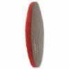 SC Johnson Professional EZ CARE Heavy Duty Scrub Pad, 16" Diameter, Red/Gray, 5/Carton