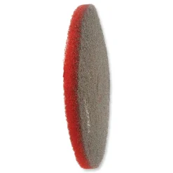 SC Johnson Professional EZ CARE Heavy Duty Scrub Pad, 20" Diameter, Red/Gray, 5/Carton