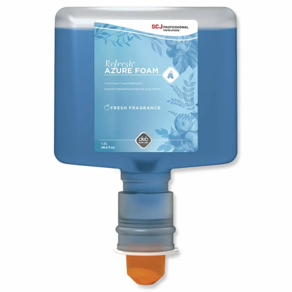 SC Johnson Professional Refresh Foaming Hand Soap Touch Free Cartridge Refill, Fresh Apple Scent, 1.2 L, 3/Carton