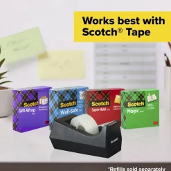 Scotch C38 Desk Tape Dispenser, C38BK