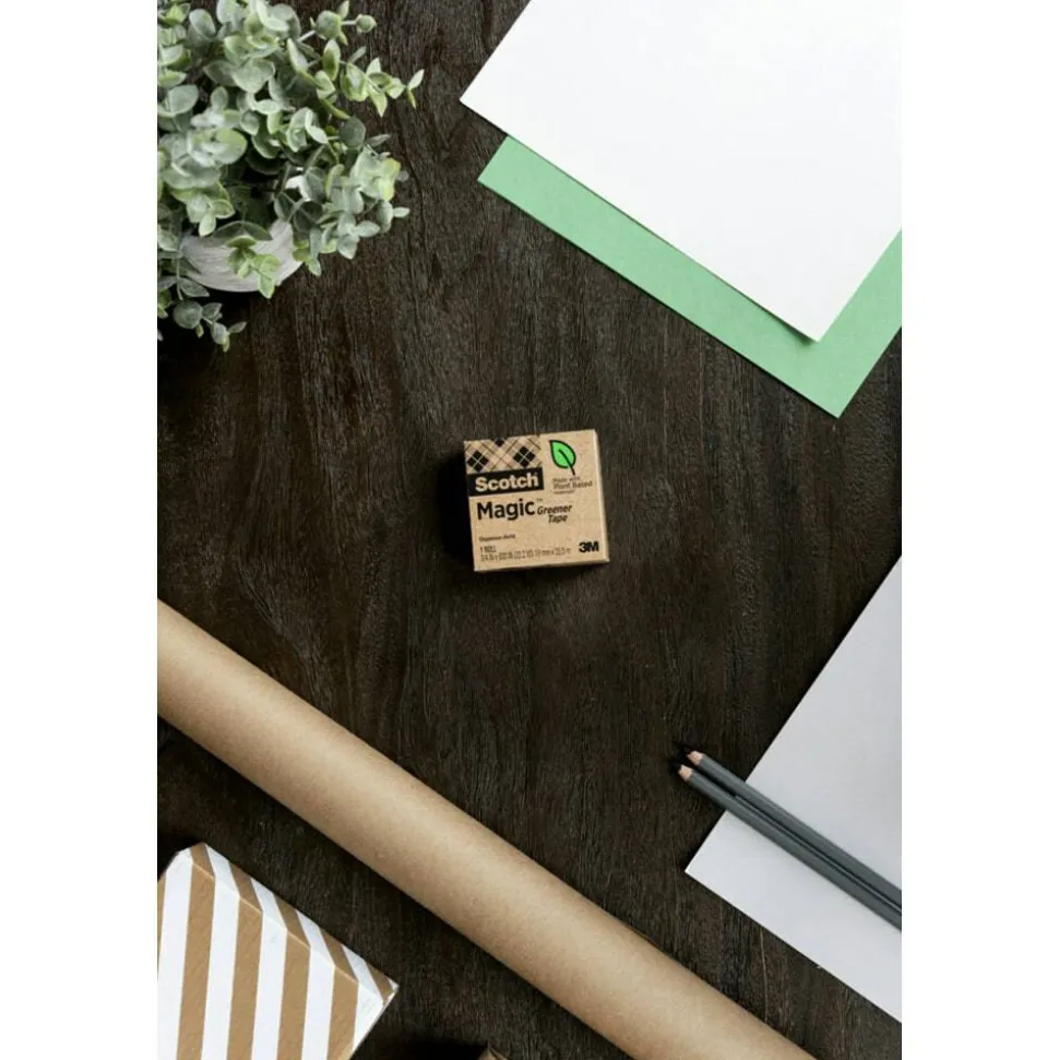Scotch Greener Magic Tape, Invisible, 16 Tape Rolls, 3/4 in x 900 in, Home Office Supplies and School Supplies for College and Classrooms