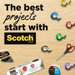 Scotch Magic Tape, Invisible, 3/4 in. x 1000 in., 10 Tape Rolls, Clear, School Supplies and College Essentials for Students and Teachers