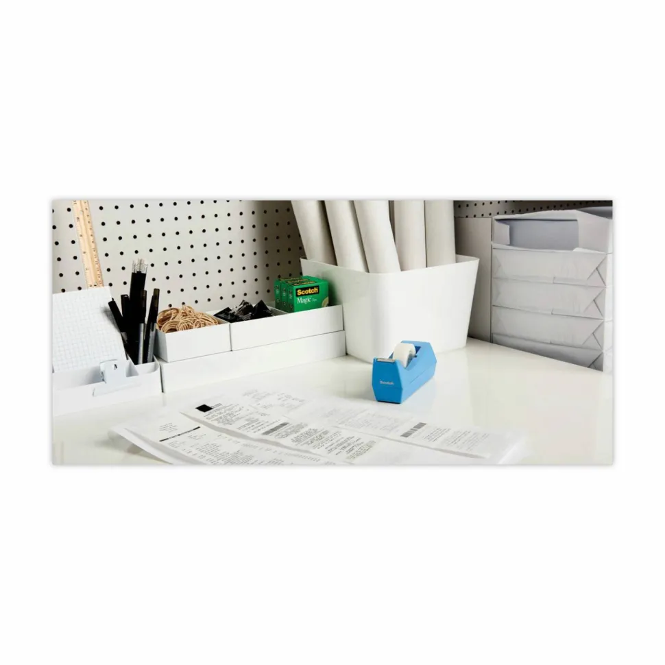 Scotch Magic Tape with Dispenser, Invisible, 3/4 in. x 1000 in., 6 Tape Rolls, Clear, Back to School Supplies and College Essentials for Students