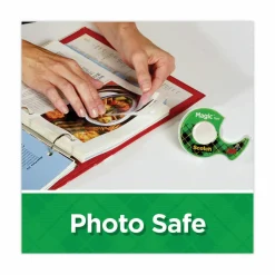 Scotch Magic Tape with Dispenser, Invisible, 3/4 in. x 1000 in., 6 Tape Rolls, Clear, Back to School Supplies and College Essentials for Students