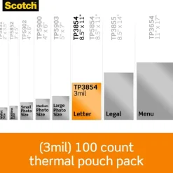 Scotch Thermal Laminating Pouches, 8.9