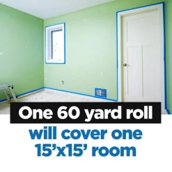 ScotchBlue Original Multi-Surface Painter's Tape, 1 Tape Roll, 2 in x 60 yd, 3" Core, Blue - 20902A