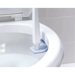Scotch-Brite Disposable Toilet Scrubber - 1 / Box - White, Blue