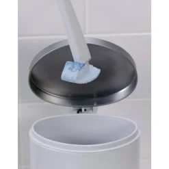Scotch-Brite Disposable Toilet Scrubber - 1 / Box - White, Blue