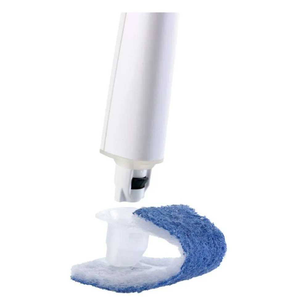 Scotch-Brite Disposable Toilet Scrubber - 1 / Box - White, Blue