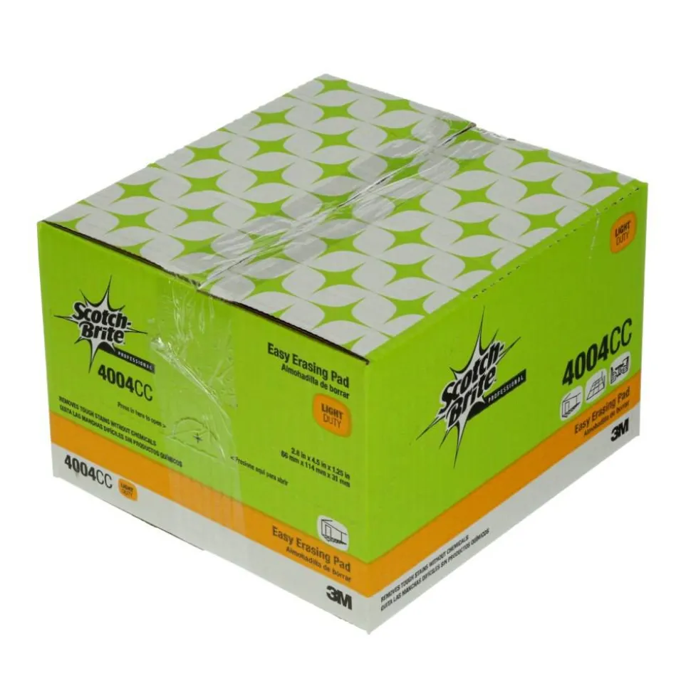 Scotch-Brite Easy Erasing Pad – 60 pads per Case, Multipurpose Melamine Cleaning Sponge