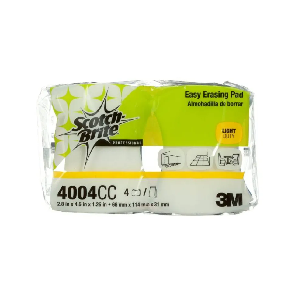 Scotch-Brite Easy Erasing Pad – 60 pads per Case, Multipurpose Melamine Cleaning Sponge