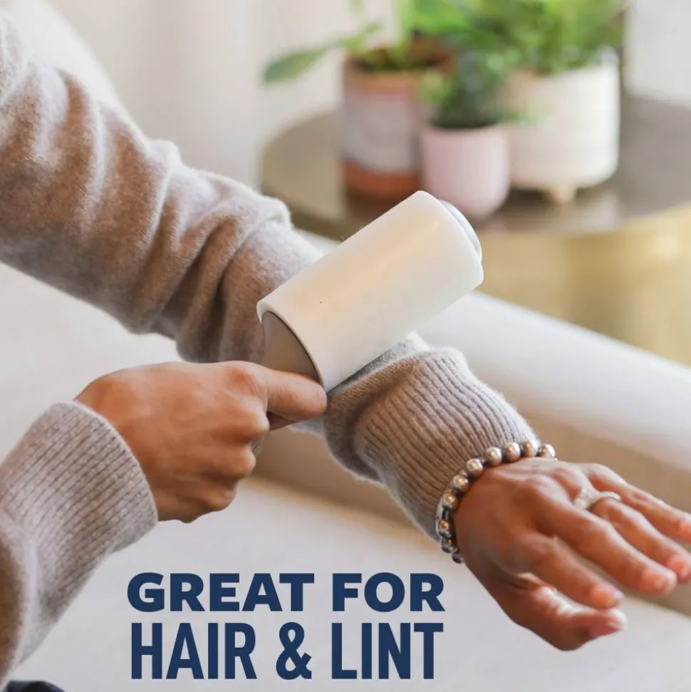 Scotch-Brite Everday Clean Lint Roller, 1 Pack, 70 Adhesive Sheets Total, Lint Remover for Pet Hair, Dark Clothes, Furniture, and Dusty Surfaces