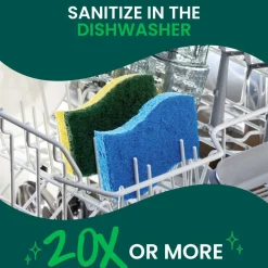 Scotch-Brite Heavy Duty Sponges, 3 Scrubbing Sponges, Great For Washing Dishes and Cleaning Kitchen