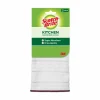Scotch-Brite Kitchen Cleaning Cloth, Microfiber, 11.4 x 12.4, White, 2/Pack, 12 Packs/Carton