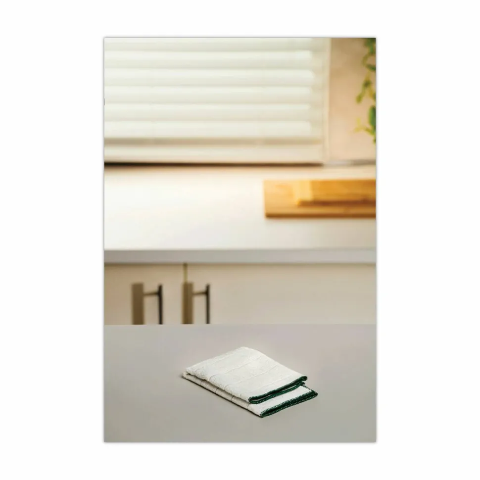Scotch-Brite Kitchen Cleaning Cloth, Microfiber, 11.4 x 12.4, White, 2/Pack, 12 Packs/Carton