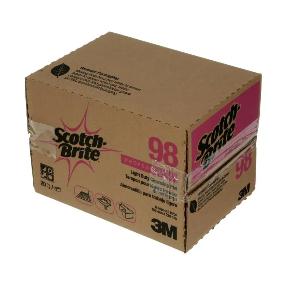 Scotch-Brite Light Duty Cleansing Pads, 60 Cleansing Pads, Great for Kitchen, Garage and Outdoors