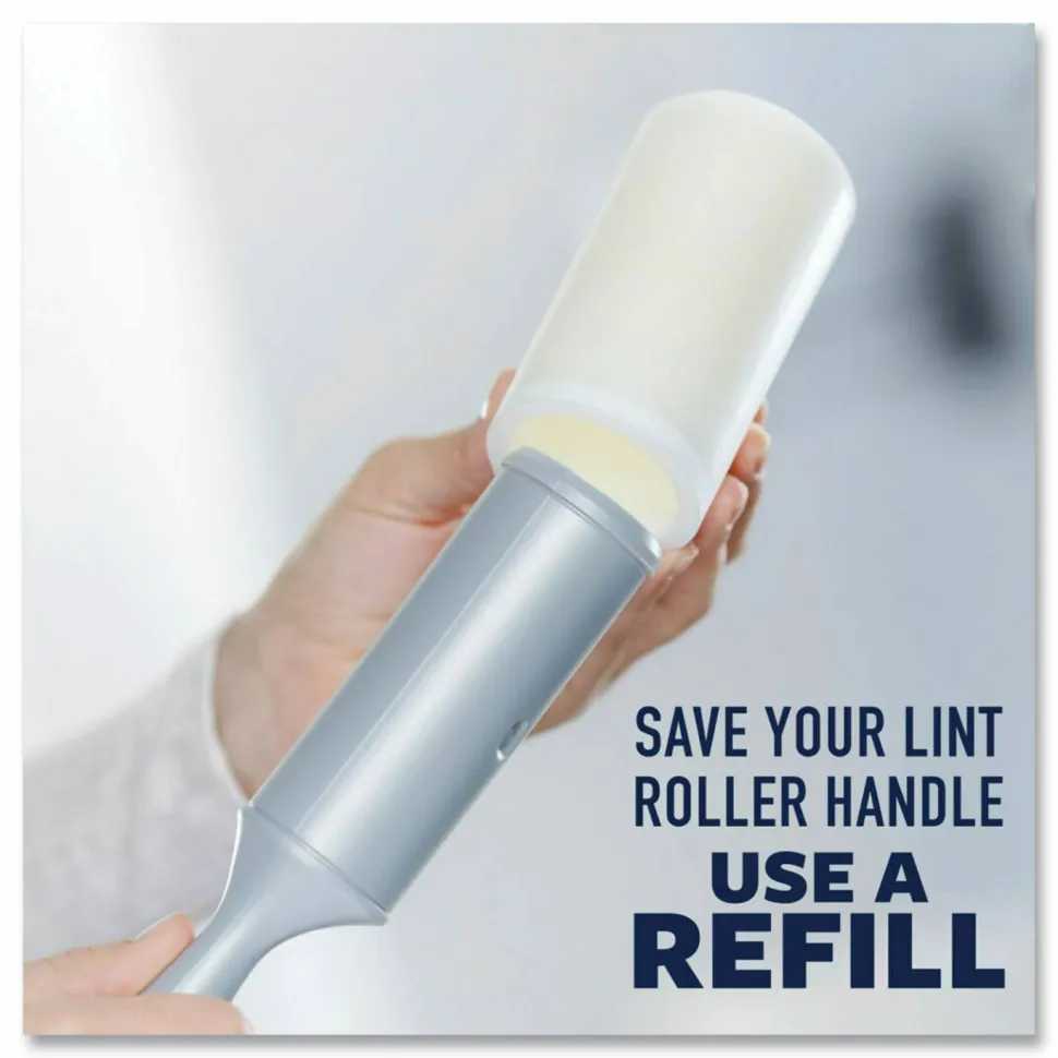 Scotch-Brite Lint Roller Refill Roll, 70 Sheets/Roll