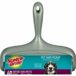 Scotch-Brite Pet Extra Sticky Large Surface Roller, 8 in x 31.4 ft