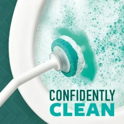 Scotch-Brite Power Scour Toilet Bowl Scrubbing Pad Refills, 8 Refill Disposable Toilet Bowl Cleaner Scrubbing Pads