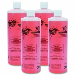 Scotch-Brite PROFESSIONAL Quick Clean Griddle Liquid, 1 qt Bottle, 4/Carton
