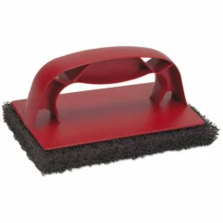 Scotch-Brite PROFESSIONAL Scotchbrick Griddle Scrubber 9537, 4 x 6, Red/Black, 12/Carton