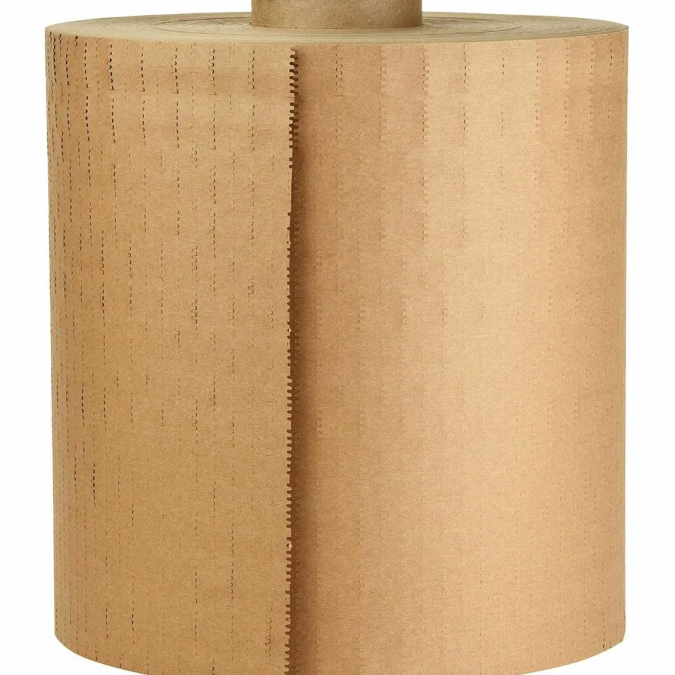Scotch Cushion Lock Protective Wrap, 12 in x 1000 ft, 1 Roll, 100% Recycled Paper, Honeycomb Packing Paper, Alternative for Bubble Cushion Wrap, Brown