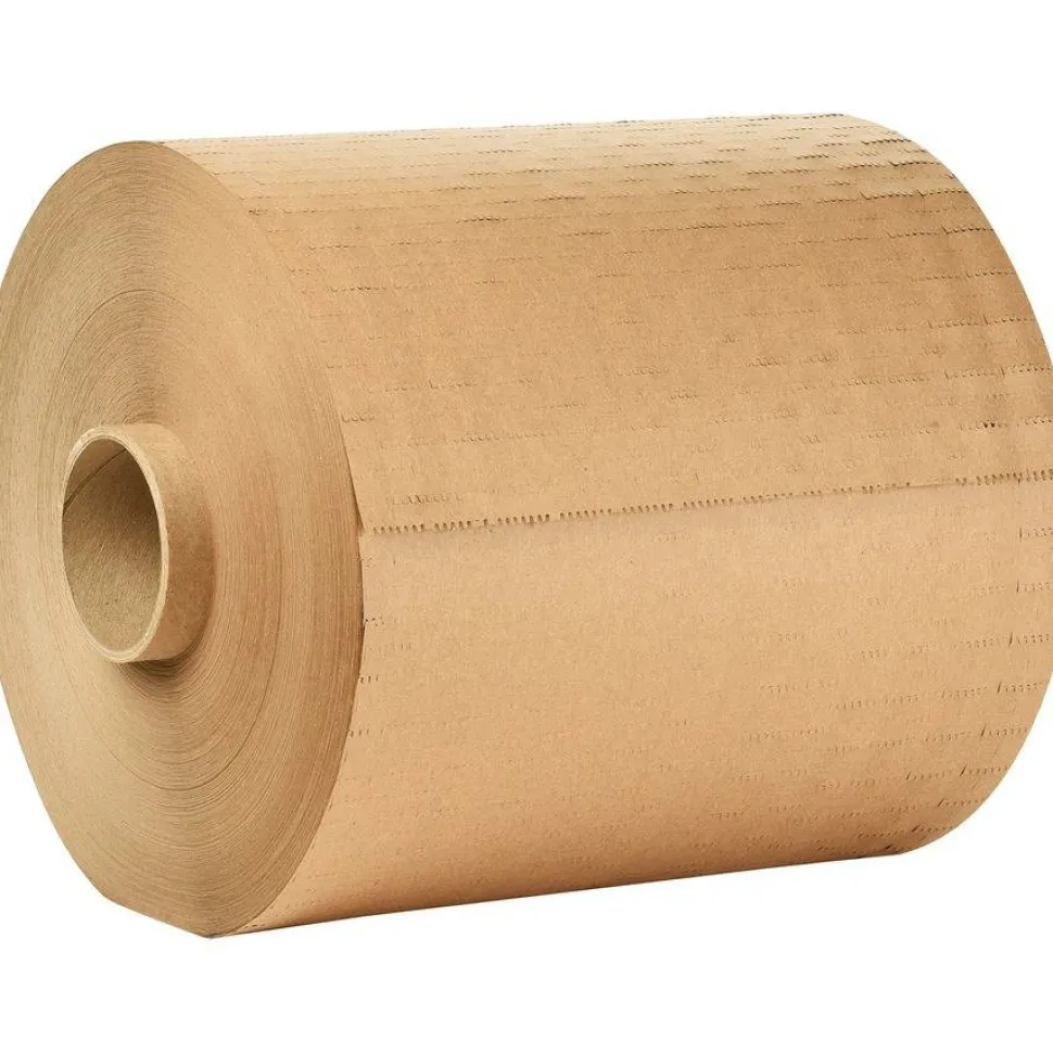 Scotch Cushion Lock Protective Wrap, 12 in x 1000 ft, 1 Roll, 100% Recycled Paper, Honeycomb Packing Paper, Alternative for Bubble Cushion Wrap, Brown