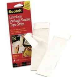 Scotch Envelope/Package Sealing Tape Strips, 1-7/8