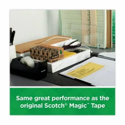 Scotch Greener Magic Tape, Invisible, 3/4 in. x 900 in., 10 Tape Rolls, Clear, School Supplies and College Essentials for Students and Teachers