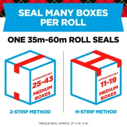 Scotch Heavy-Duty Shipping/Packaging Tape, 54.60 Yd x 1.88